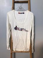 Wit/crème Desigual blouse, maat S., Gedragen, Desigual, Maat 36 (S)