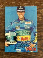 POLTI Sponsor- kaart Michaël Schumacher Benetton Formule 1, Verzamelen, Verzenden, Zo goed als nieuw, Formule 1