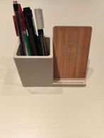Draadloze oplader met pennenhouder – bureau organizer, Ophalen