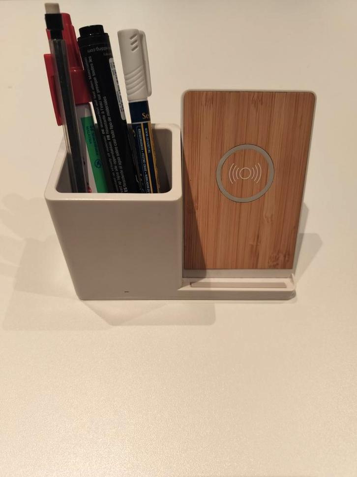 Draadloze oplader met pennenhouder – bureau organizer, Diversen, Schrijfwaren, Ophalen