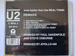 U2 - CD : even better than the REAL THING REMIXES, Cd's en Dvd's, Ophalen of Verzenden, Gebruikt, Poprock