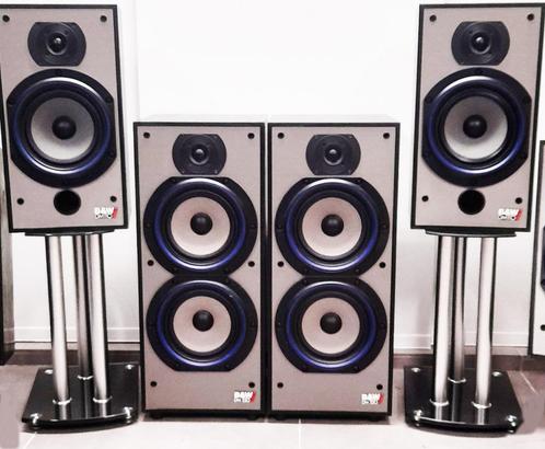 B&W  DM220i en DM110i apart te koop/beluisteren, Audio, Tv en Foto, Luidsprekerboxen, Zo goed als nieuw, Front, Rear of Stereo speakers