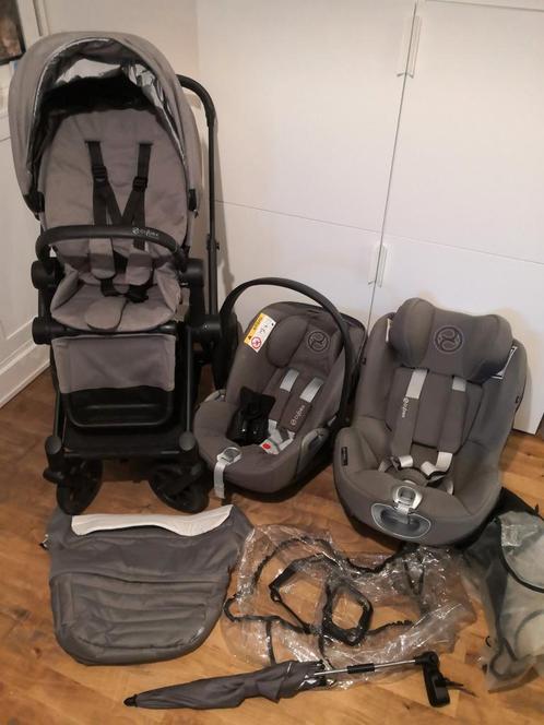 Cybex Priam & Cloud Z/Sirona z size & base z 360-kinderwage, Kinderen en Baby's, Kinderwagens en Combinaties, Zo goed als nieuw