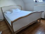 Lit, Huis en Inrichting, Slaapkamer | Bedden, Ophalen, Gebruikt, Beige, Tweepersoons