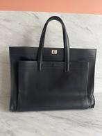 Zwarte lederen tas Just Campagne, Enlèvement, Comme neuf, Noir