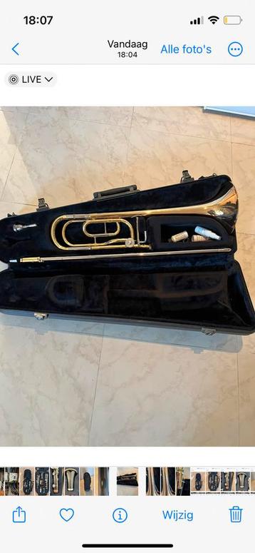 Trombone yamaha. als nieuw. beschikbaar voor biedingen