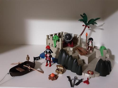 PLaymobil super set piratenvesting - compleet, Kinderen en Baby's, Speelgoed | Playmobil, Zo goed als nieuw, Complete set, Ophalen of Verzenden