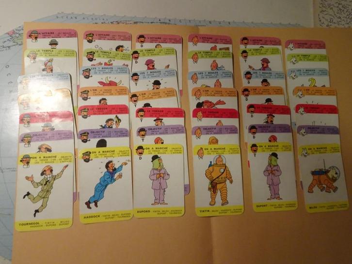 Game 7 De families van Kuifje - Kuifje check - Hergé, Verzamelen, Stripfiguren, Gebruikt, Boek of Spel, Kuifje, Ophalen of Verzenden