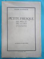 Boek: Roger Avermaete, Petite fresque des arts et de lettres, Boeken, Gelezen, Ophalen of Verzenden, Roger Avermaete, Overige onderwerpen