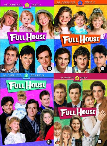 Full House TV Serie Seizoen 1-2-3-4 Compleet 4xBOX (17xDVD) beschikbaar voor biedingen
