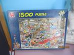 puzzel jan van haasteren 1500 de hondenshow, Hobby en Vrije tijd, Denksport en Puzzels, Ophalen of Verzenden, 500 t/m 1500 stukjes
