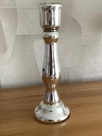 Vintage verzilverde kandelaar, Ophalen of Verzenden, Zilver