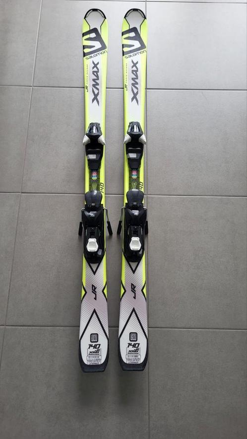 kinder ski's SALOMON X-MAX JR, Carve rocker + Atomic EZYTRAK, Sport en Fitness, Skiën en Langlaufen, Zo goed als nieuw, Ski's