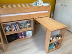 Hoogslaper met uitschuifbare bureau, Kinderen en Baby's, Kinderkamer | Stapelbedden en Hoogslapers, Ophalen, Zo goed als nieuw
