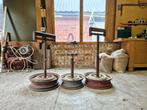 Verstelbare rolbokken op metalen velg (3st)., Enlèvement, Utilisé