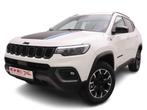 JEEP Compass 1.3 T4 240 PHEV 4Xe AWD Trailhawk + GPS + LED, Auto's, Jeep, Automaat, Wit, Compass, Diesel