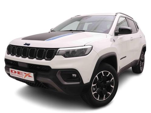 JEEP Compass 1.3 T4 240 PHEV 4Xe AWD Trailhawk + GPS + LED, Auto's, Jeep, Compass, ABS, Airbags, Airconditioning, Alarm, Boordcomputer