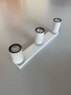 kleine Rail met 3 witte spots Philips LED, Ophalen, Metaal of Aluminium, Zo goed als nieuw, Modern
