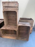 Authentieke fruitkisten in hout, Huis en Inrichting, Ophalen