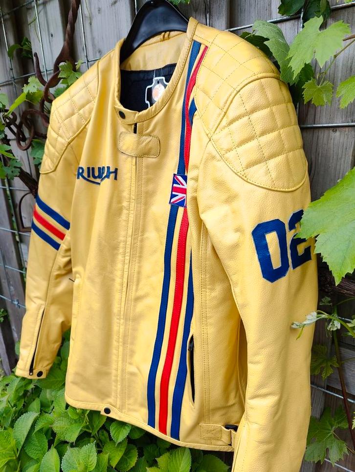 Hagelnieuwe leren Triumph Romero jas mt L, Motoren, Kleding | Motorkleding, Jas | leer, Heren, Nieuw met kaartje, Ophalen of Verzenden