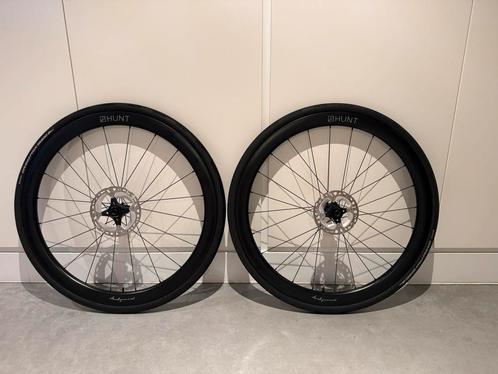 Hunt aerodynamicist 44 carbon wielset, Fietsen en Brommers, Fietsonderdelen, Gebruikt, Ophalen