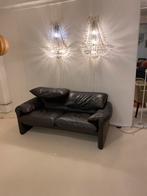 2 Maralunga 2 zwart stoelen van Cassina van Vico Magistretti, Huis en Inrichting, Ophalen of Verzenden, Zo goed als nieuw