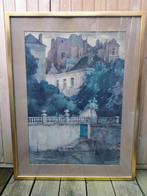 Aquarel, Gent, gesign. A Vereecken, Ophalen