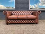 Chesterfield zetel Tabcco bruin GRATIS GELEVERD, Ophalen of Verzenden, Leer