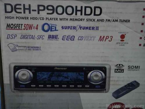 Autoradio Pioneer Model DEH-P900HDD, TV, Hi-fi & Vidéo, Radios, Utilisé, Radio, Avec lecteur de CD, Enlèvement ou Envoi