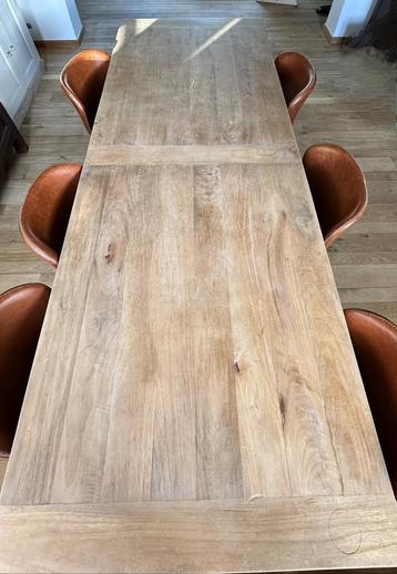 Grande table en bois massif – 240 x 90 cm beschikbaar voor biedingen
