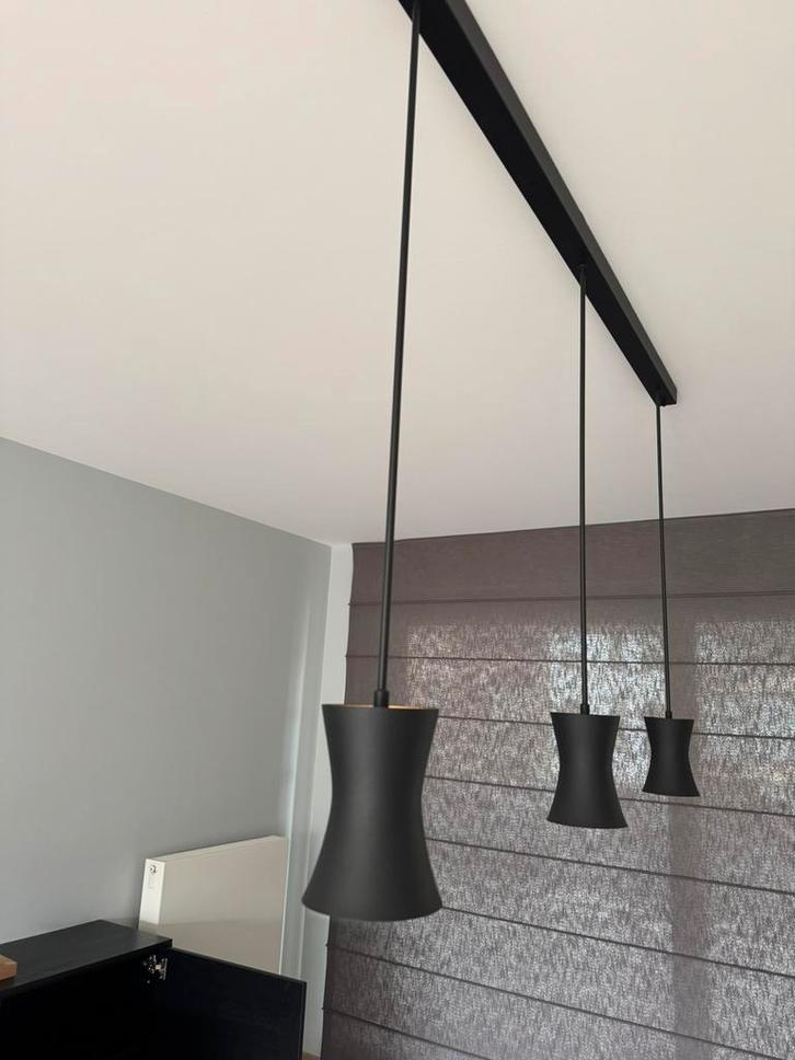 2 pendels psm lighting clara 3406 zwart, Huis en Inrichting, Lampen | Hanglampen, Zo goed als nieuw, Ophalen
