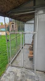 volière vogelkooi ren paneel 101cm x 200 cm, Dieren en Toebehoren, Ophalen, Gebruikt, Aluminium, Vogelkooi