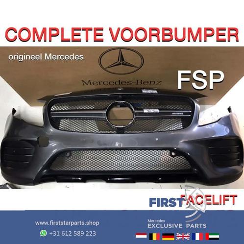 W156 FACELIFT GLA AMG VOORBUMPER COMPLEET + GLA45 GRIL ORIGI, Auto-onderdelen, Carrosserie, Bumper, Mercedes-Benz, Voor, Gebruikt