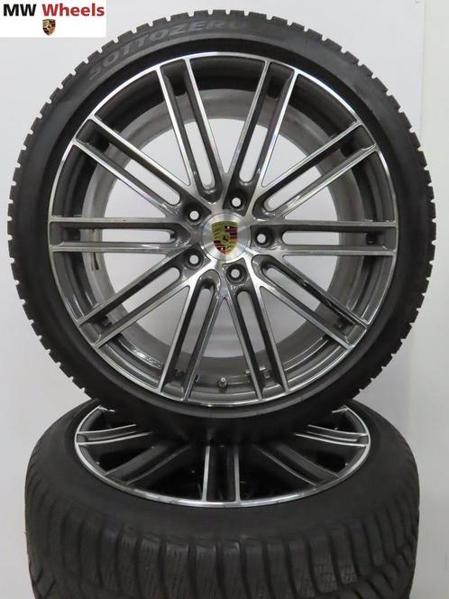 Originele Porsche Panamera 21 inch Turbo velgen winterbanden, Auto-onderdelen, Banden en Velgen, Banden en Velgen, Winterbanden