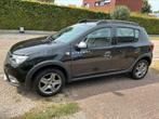 Dacia sandero stepway. 2017, Voorwielaandrijving, Zwart, Leder, Particulier