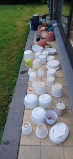 pots en faience blanche, Ophalen, Gebruikt, Tuin, Minder dan 40 cm