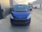MINIBUS FORD TRANSIT CUSTUM BJ2016 EURO6B 8PL AIRCO NAVIGATI, Voorwielaandrijving, Stof, 4 cilinders, Blauw