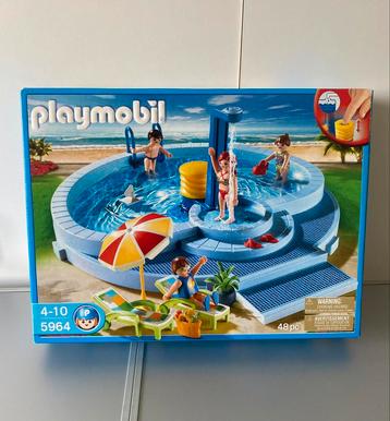 🍄 Playmobil ( 5964 ) Zwembad met douche . Volledig  disponible aux enchères