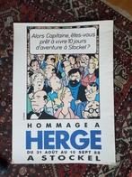 Zeefdruk van Kuifje, Ophalen of Verzenden, Kuifje, Zo goed als nieuw, Plaatje, Poster of Sticker