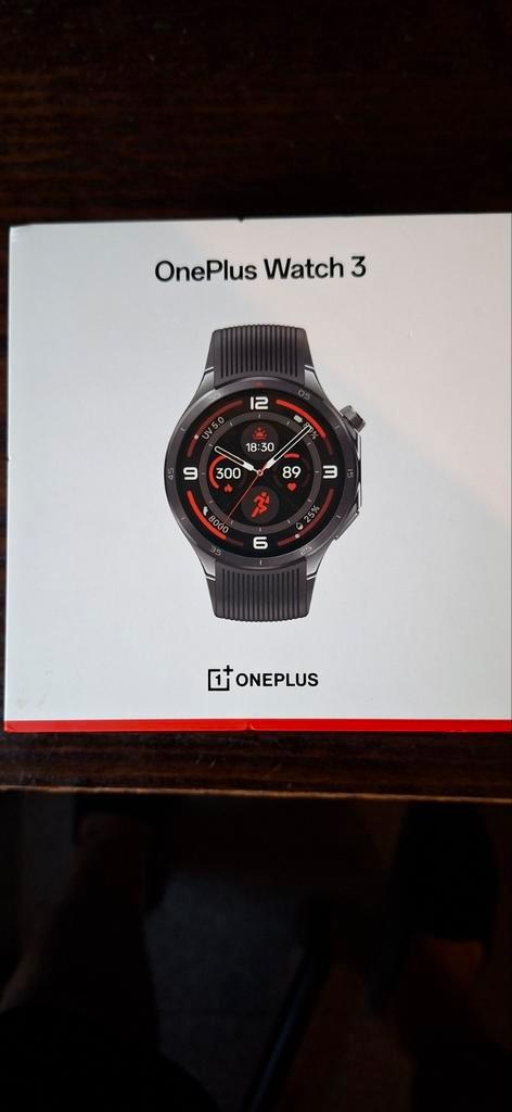 OnePlus Watch 3, Handtassen en Accessoires, Smartwatches, Zo goed als nieuw, Android, Zwart, Afstand, Calorieverbanding, Conditie