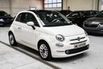 Fiat 500 1.2i Lounge - LEDER / NAVI / PANO / SMARTLINK / CC, Voorwielaandrijving, Gebruikt, 4 cilinders, Wit