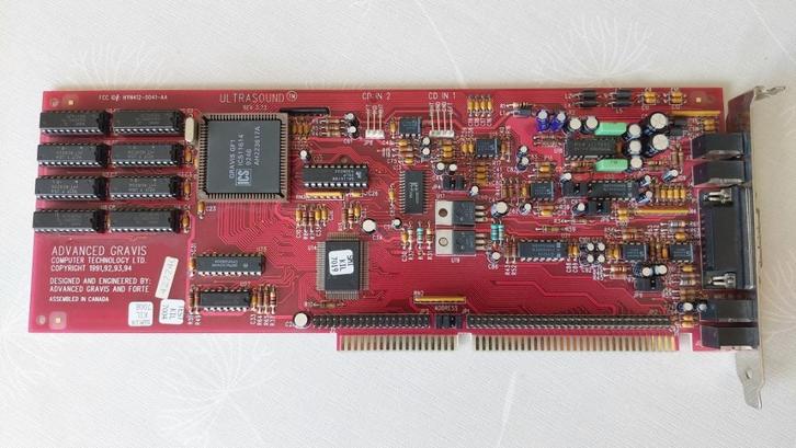 Gravis Ultrasound Classic REV 3.73 Vintage ISA Sound Card, Games en Spelcomputers, Spelcomputers | Overige Accessoires, Gebruikt