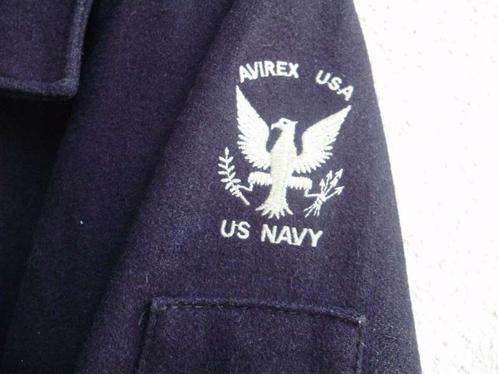 AVIREX M-445A FLIGHT JACKET orginal USA, Kleding | Heren, Jassen | Winter, Zo goed als nieuw, Maat 52/54 (L), Blauw, Verzenden