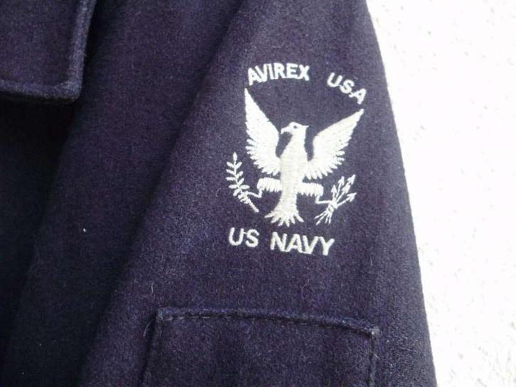 AVIREX M-445A FLIGHT JACKET orginal USA, Kleding | Heren, Jassen | Winter, Zo goed als nieuw, Maat 52/54 (L), Blauw, Verzenden
