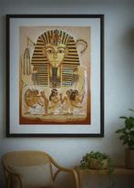 Goud kleurige schilderij van Cornelis Groeneveld, Ophalen of Verzenden, Zo goed als nieuw, Schilderij