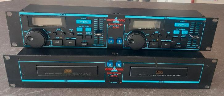 Omnitronic CDP-440, DJ Double CD Player / 1 pitch defect, Muziek en Instrumenten, Dj-sets en Draaitafels, Gebruikt, Draaitafel