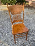 Vintage oak pressed back dining chair, Enlèvement