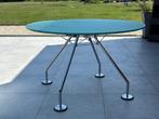 Tecno Nomos design tafel, Ophalen, 100 tot 150 cm, Rond, Vijf personen of meer