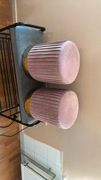 2 pouf rose et gold, Maison & Meubles, Enlèvement, Comme neuf