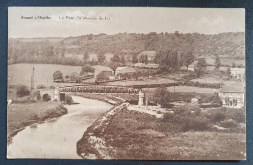 Bomal s/ Ourthe Pont du chemin de fer (région de Durbuy) TAX, Collections, Cartes postales | Belgique, Affranchie, Luxembourg